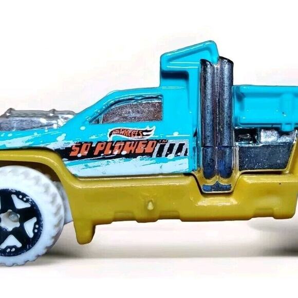 2013 HOT WHEELS BDC83 SO PLOWED BLUE & GOLD 1:64 DIECAST 3 1/4" SNOW PLOW - Picture 2 of 6